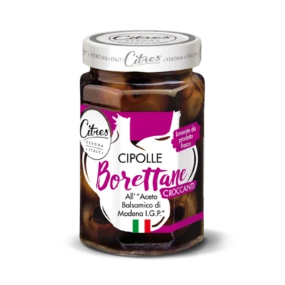 Cebulki Borettane w occie balsamicznym z Modeny IGP - Citres 290g