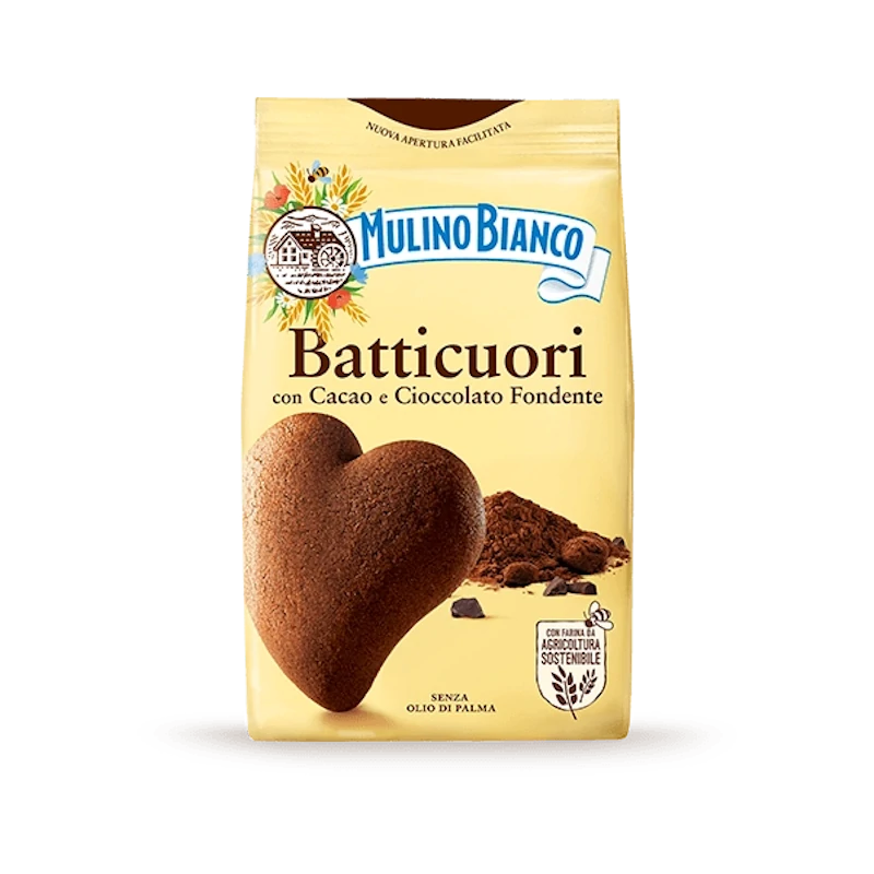 Mulino Bianco Batticuori ciasteczka kakaowe 350g