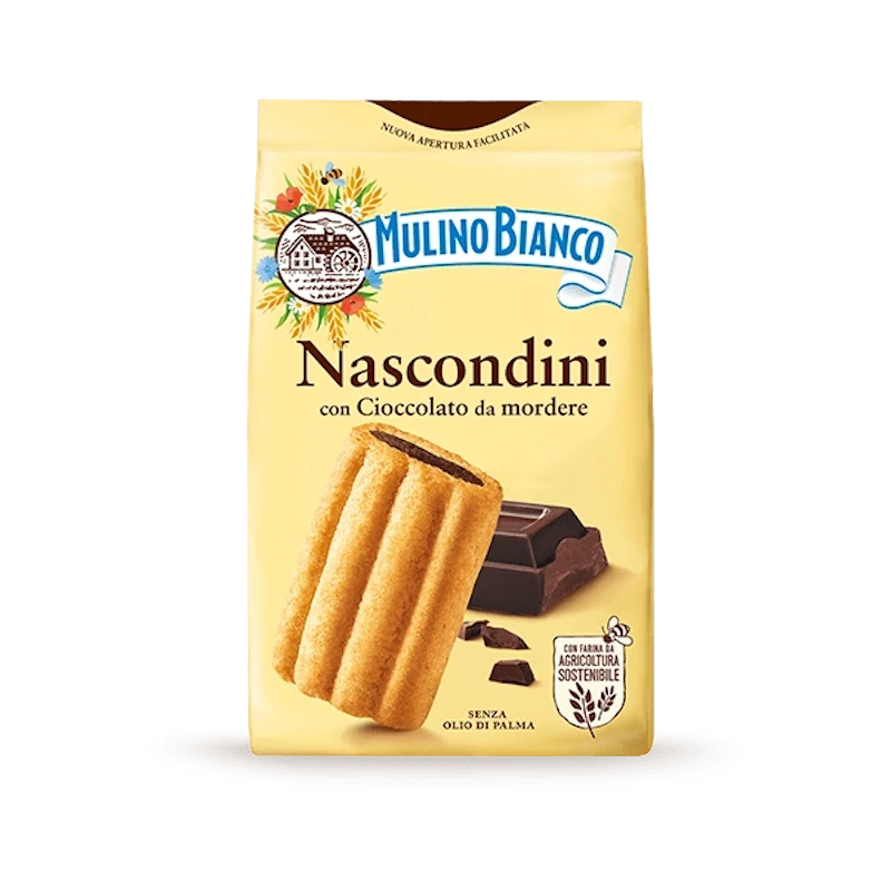 Nascondini ciasteczka z nadzieniem czekoladowym 330g