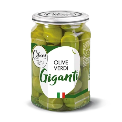 Oliwki zielone Verdi giganti całe Citres 540g