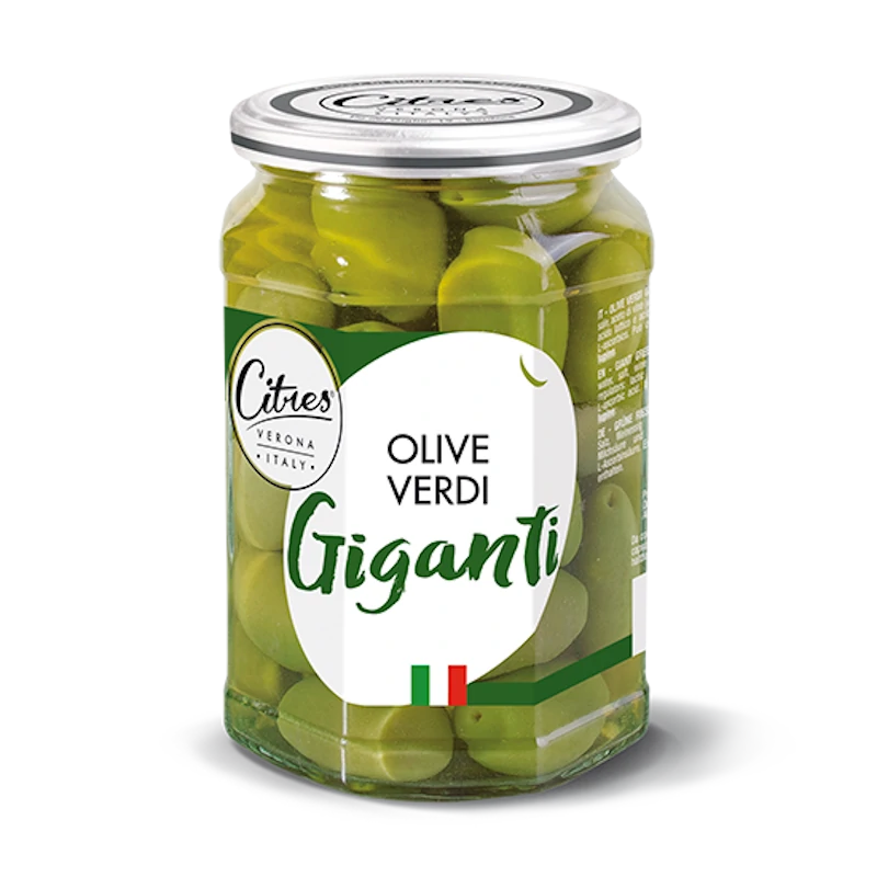 Oliwki zielone Verdi giganti całe Citres 540g