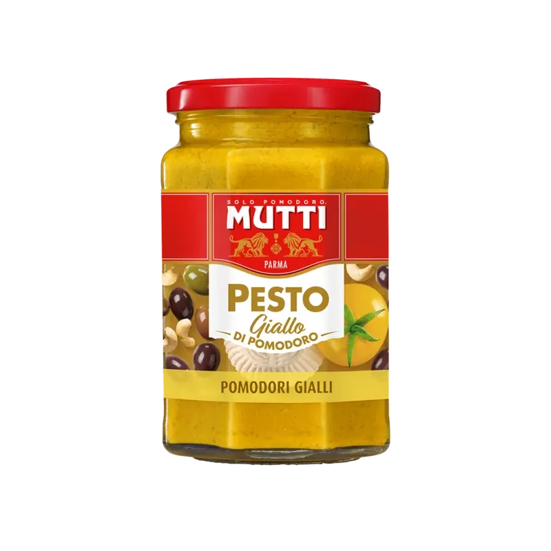 Pesto z żółtych pomidorów, ricotty i oliwek Mutti 180g