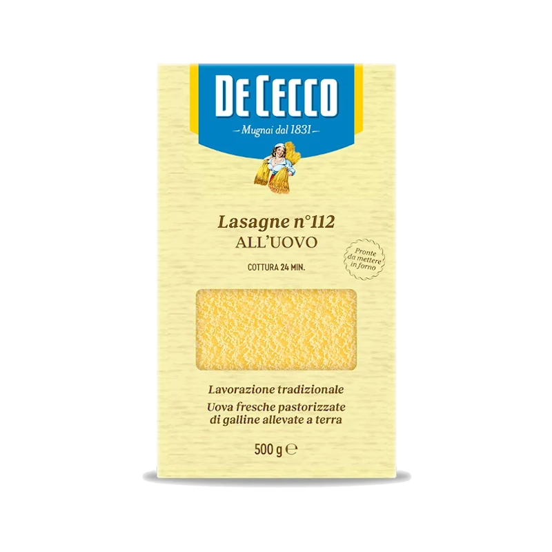 Makaron Lasagne jajeczny De Cecco 500g