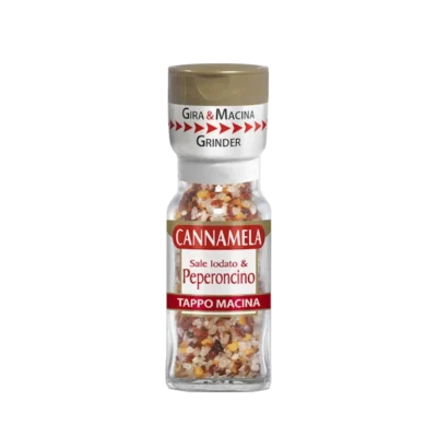 Sól morska i peperoncino - młynek Cannamela 48g