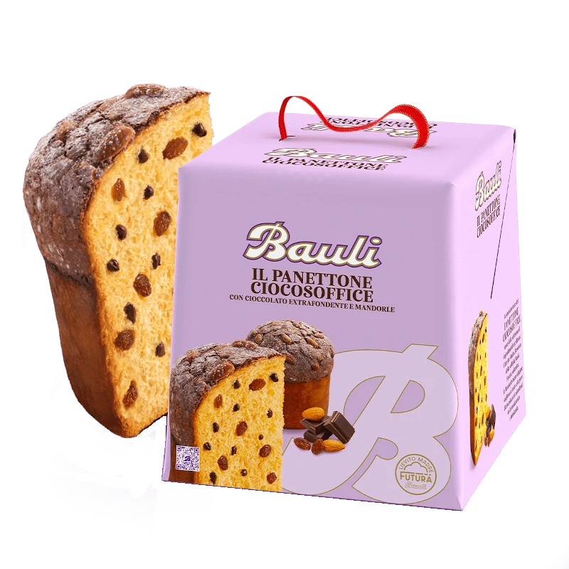 Babka Panettone z czekoladą i migdałami BAULI 750g