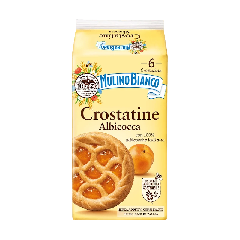 Crostatina Albicocca ciastka morelowe Mulino Bianco 400g