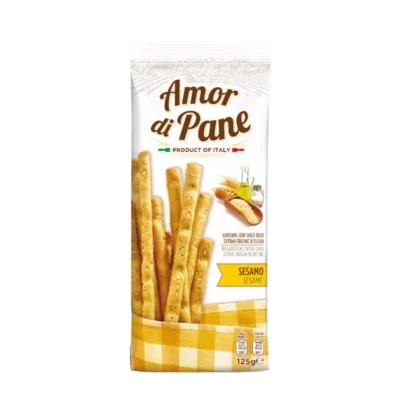 Paluszki Grissini z sezamem - Amor di Pane 125g