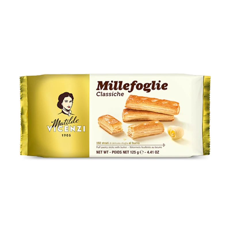 Ciasteczka maślane Millefoglie Classice Vicenzi 125g