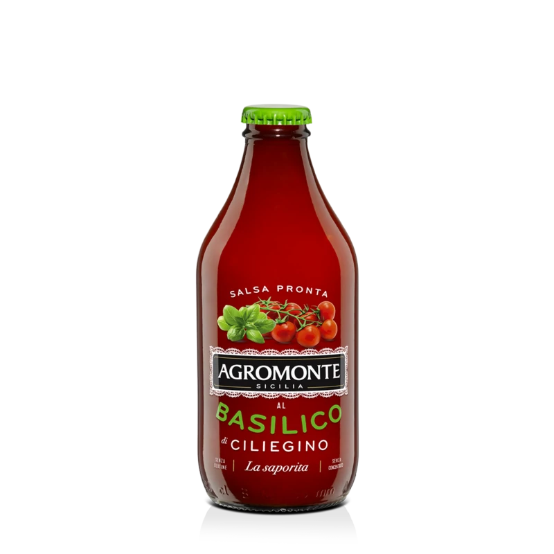 Passata pomidorowa z bazylią Ciliegino Basilico - Agromonte 330g