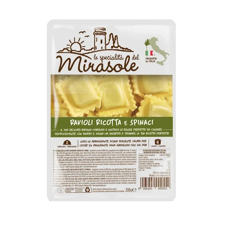 Ravioli Ricotta i szpinak Mirasole 200g