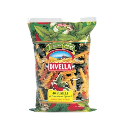Makaron Fusilli Tricolore świderki Divella 500g