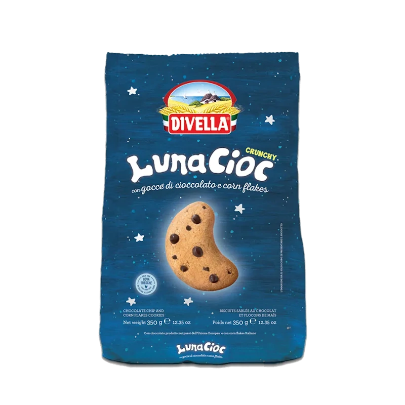Ciastka kruche z czekoladą LunaCioc Divella 350g