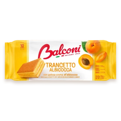 Ciastka Trancetto z nadzieniem morelowym Balconi 280g