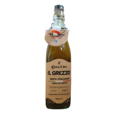 Oliwa extra virgin niefiltrowana Il grezzo Costa d'Oro 750ml