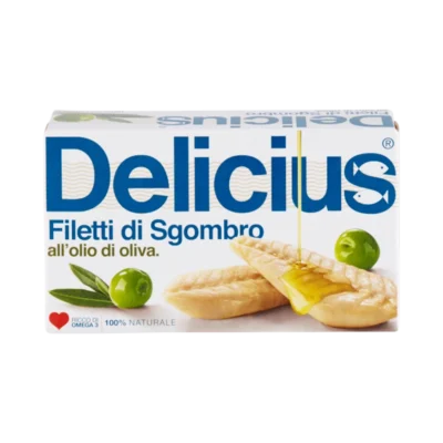 Filety z makreli w oliwie z oliwek - Delicius 125g