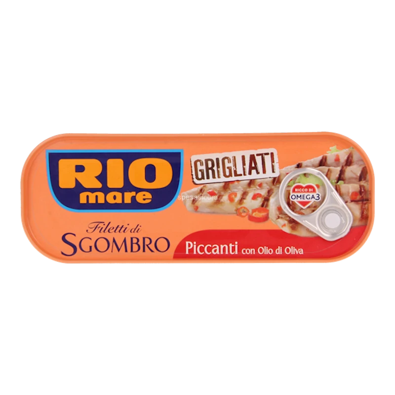 Grillowane filety makreli w oliwie z Peperoncino – Rio Mare 120g