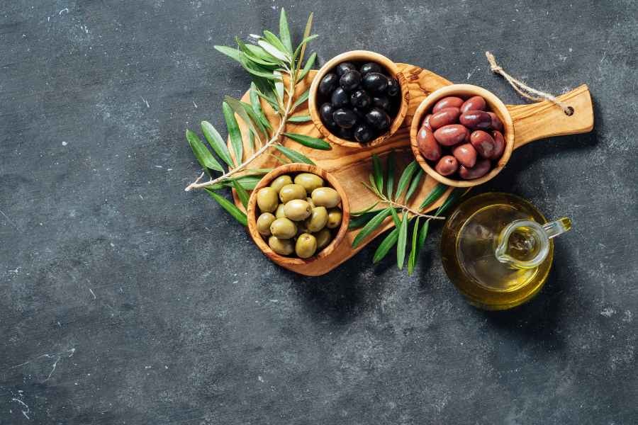 oliwki zielone i czarne
