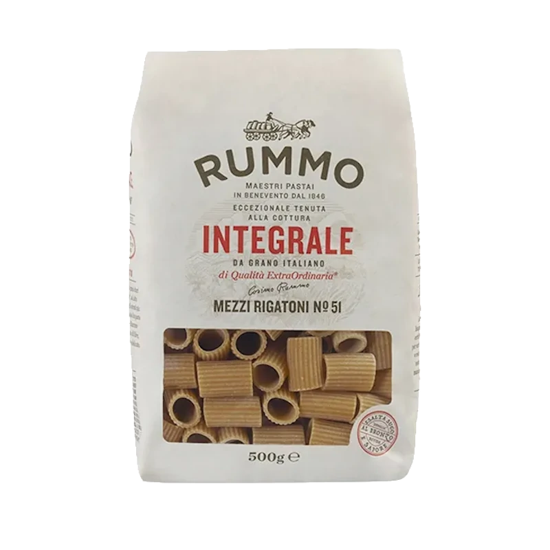 Makaron pełnoziarnisty Mezzi Rigatoni Rummo 500g