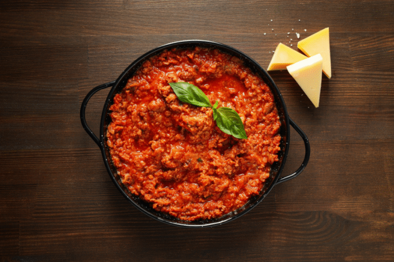 sos włoski z pomidorów