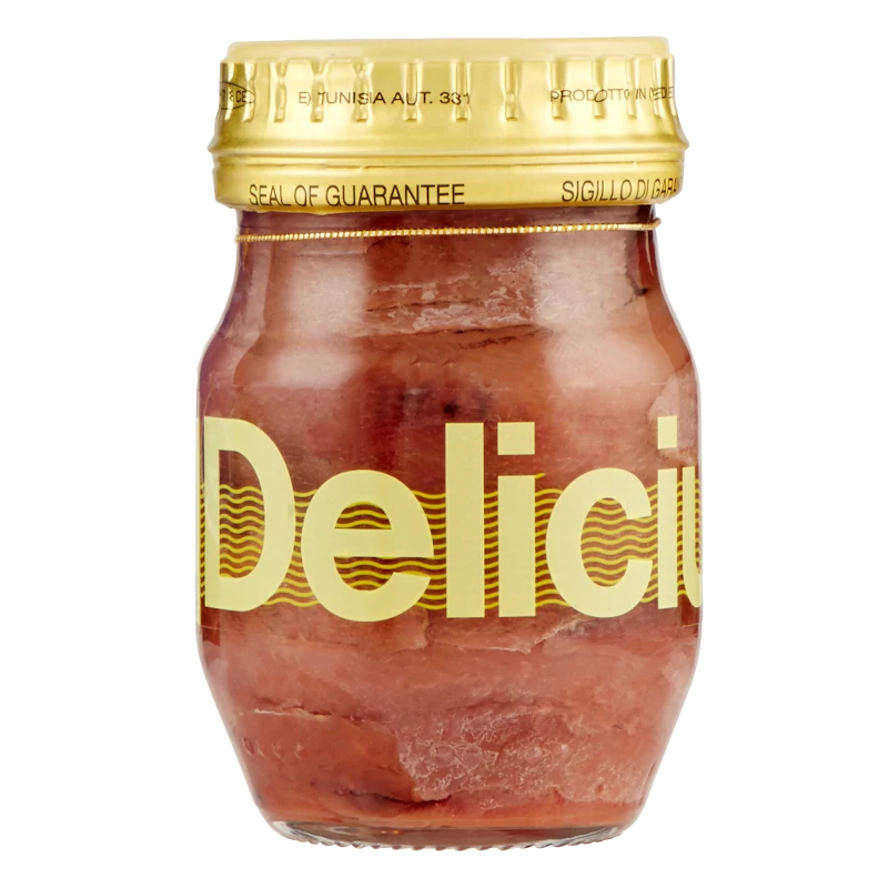 Filety anchois w oliwie z oliwek Delicius 90g