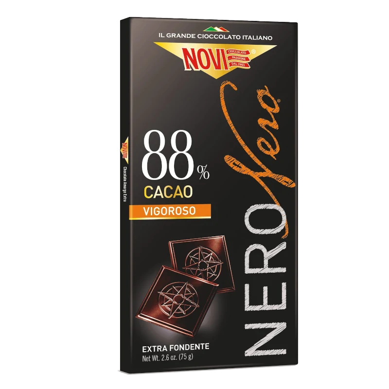 Czekolada gorzka Vigoroso 88% kakao - Novi 75g