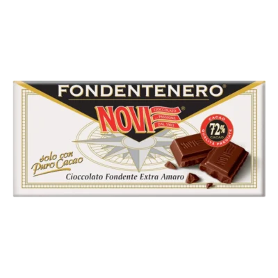 Czekolada mocno mleczna 72% kakao - Fondentenero Novi 100g