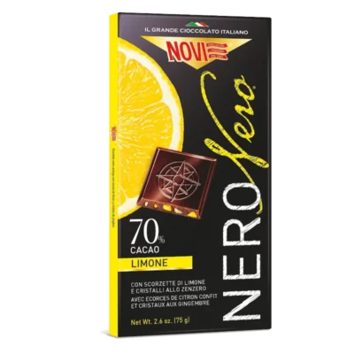 Czekolada ze skórką cytryny i imbirem - Novi 75g