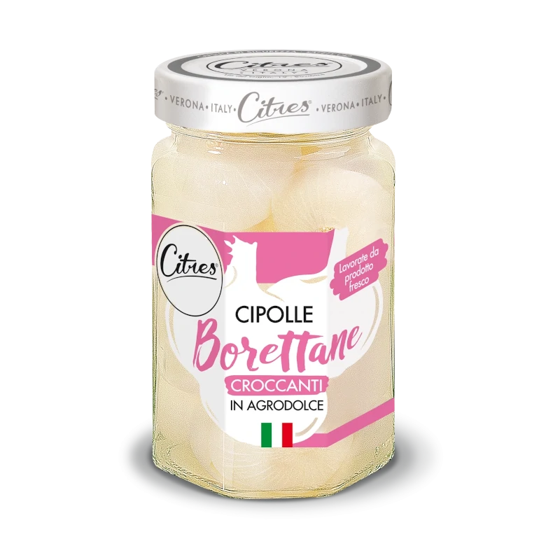 Cebulki Borettane Agrodolce słodko-kwaśne Citres 290g