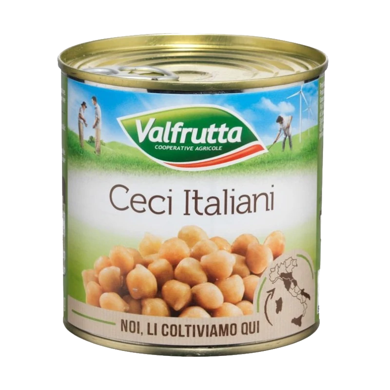 Włoska ciecierzyca w puszce Valfrutta 400g