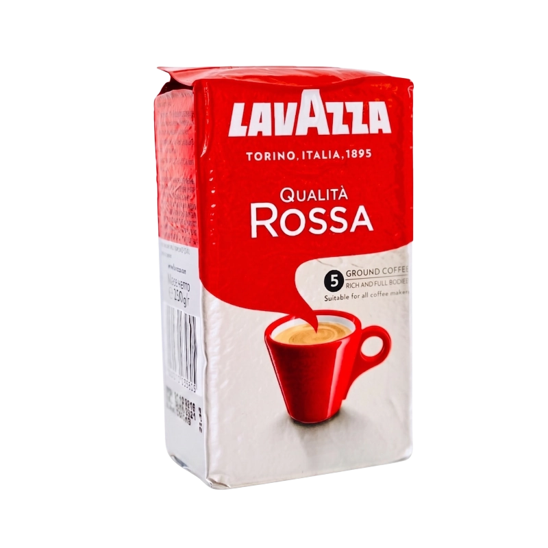 Kawa Lavazza Qualita Rossa 250g (Włoski Klasyk i Idealne Przebudzenie)