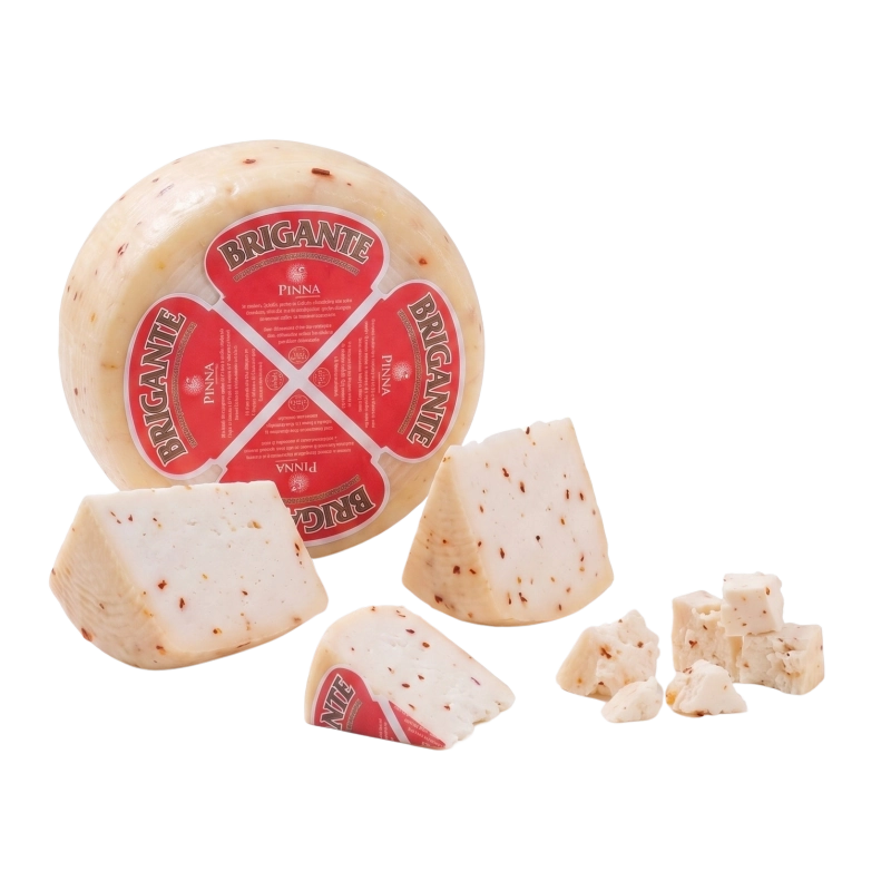 Sardyński Ser Owczy Pinna Brigante Pepenero (Krojony Kawałek ok. 200g)