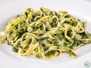 tagliatelle ze szpinakiem