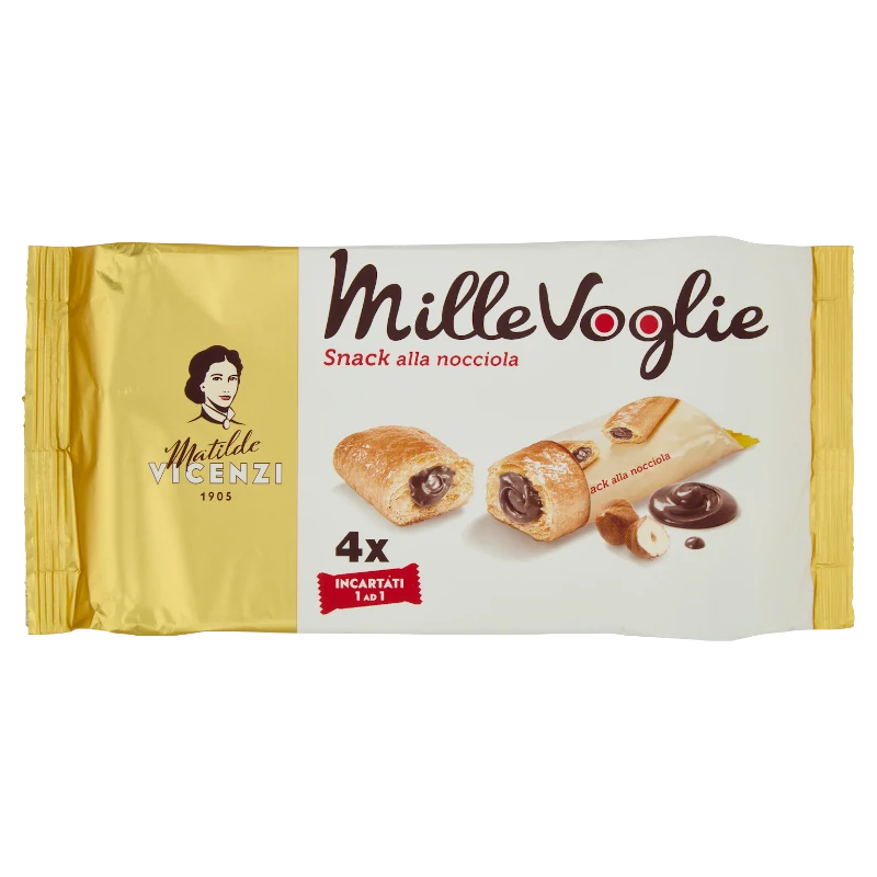 Ciasteczka orzechowe Millevoglie Nocciola - Vicenzi 100g