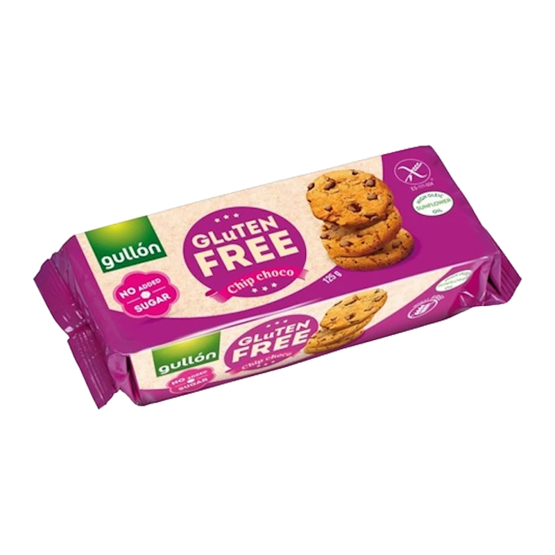 Ciastka bezglutenowe z kawałkami czekolady - Gullon 125g