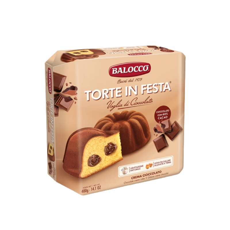 Babka Balocco z kremem czekoladowym 400 g – Voglia di Cioccolato