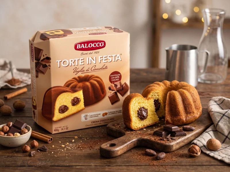 Babka Balocco z kremem czekoladowym 400 g – Voglia di Cioccolato