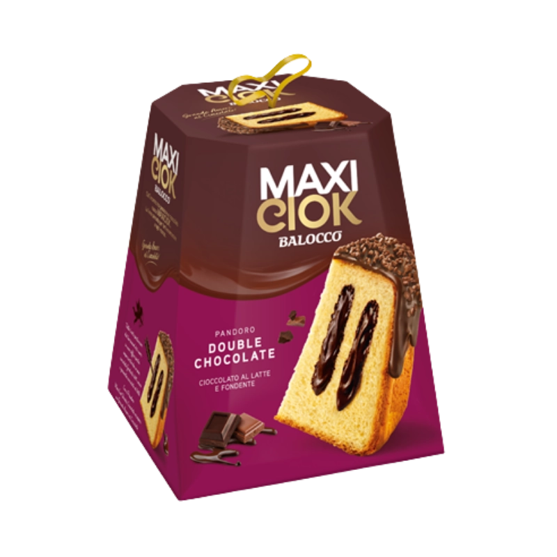 babka-pandoro-balocco-maxiciok-double-chocol-800g-1 Pandoro Balocco Maxi Ciok Double Chocolate 800 g