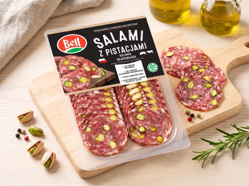 Salami z pistacjami Bell 70 g | VeroItalia.pl