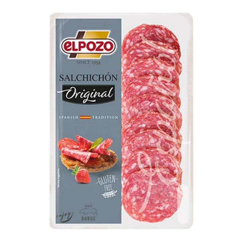 Salchichón ElPozo 80 g – kiełbasa dojrzewająca w plastrach | VeroItalia.pl